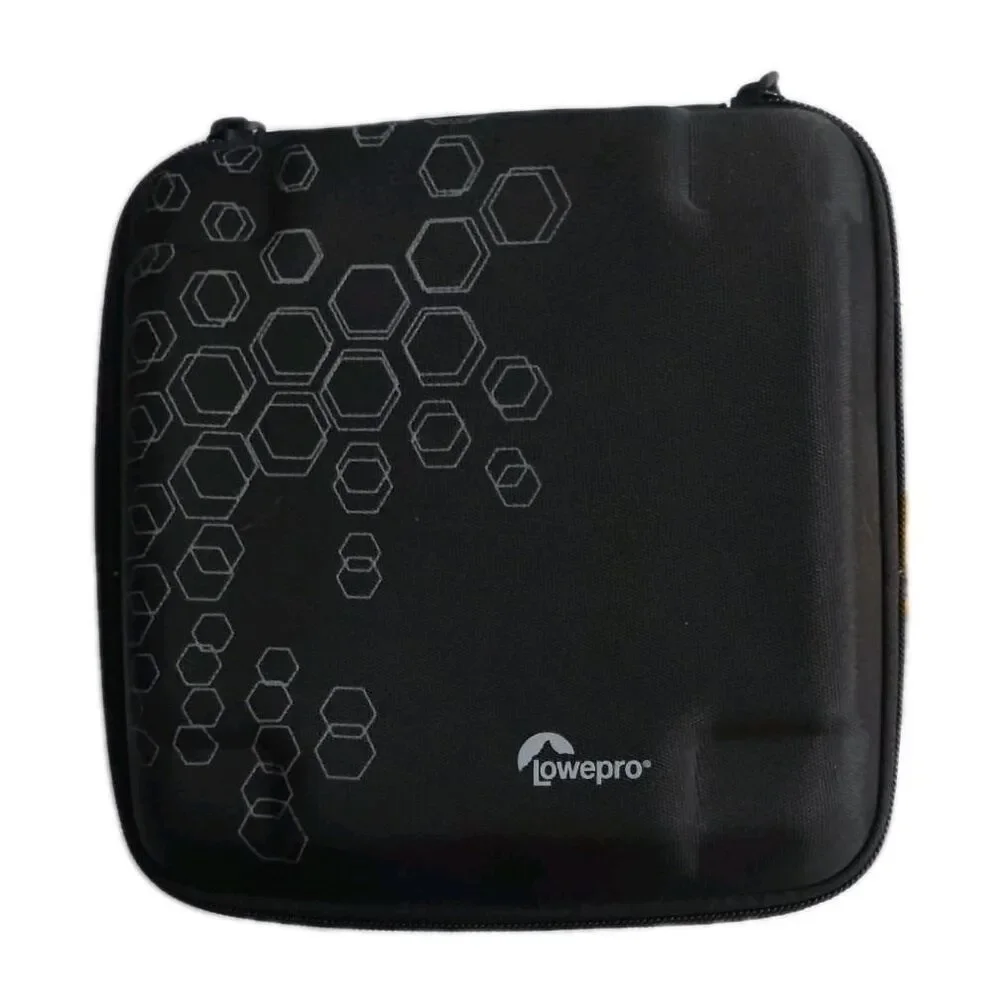 Hardshell Case GoPro Camera Charger Batteries Memory Cards Black 8.5